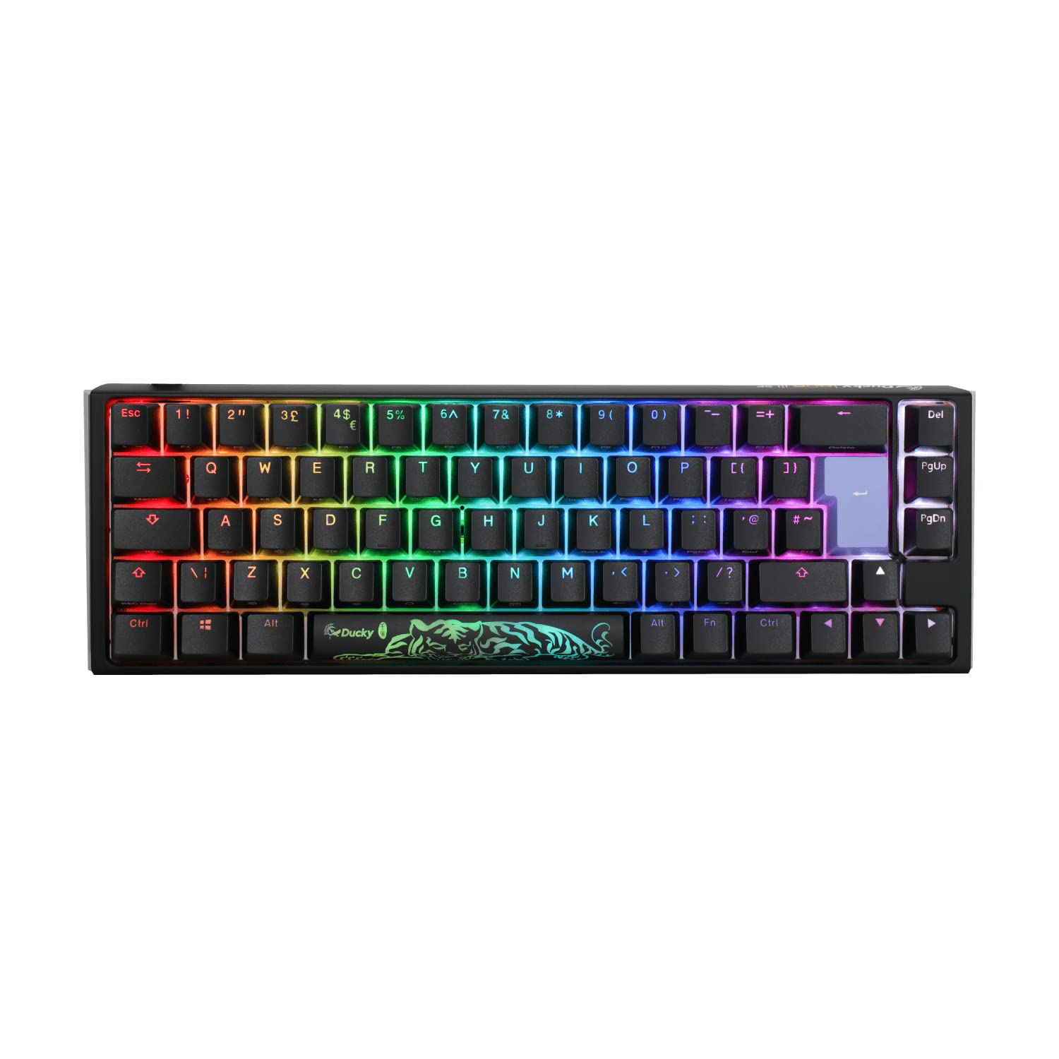 Ducky One3 Classic Black SF RGB Red Cherry MX Switch Keyboard - UK Layout