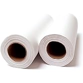 TIDI 618 Avalon Chiropractic Face Paper Roll, 8.5 in x 125 ft, 25 Rolls | Premium crepe paper, white, 8.5 in x 125 ft, 25 rolls, headrest paper for chiropractic table