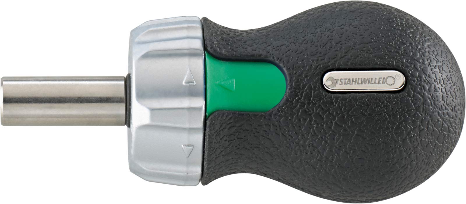 Stahlwille STW18120002 1/4-Inch Hex Stubby Ratchet Bit Holder - Silver