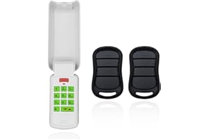 Upgraded for GK-R Genie/Overhead Garage Door Keypad and G3T-R Remote, Keypad Replace GK-BX OKP-BX, Remote Replace G3T-BX G3T-