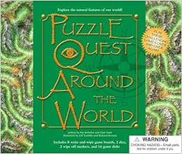 Puzzle Quest Around The World Puzzle Quest Board Game Books Pat Kelleher Clint Twist Gill