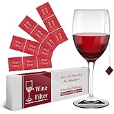 Wine Filter Sulfite Histamine Purifier: Wine Filters Remover Histamines Sulfite - Alleviates headaches Prevent Wine Sensitivities (12 Packs)