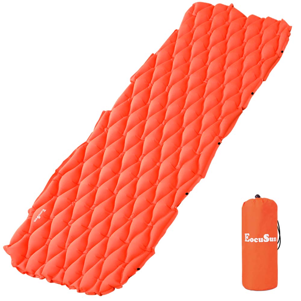 EocuSun Sleeping Pad InflatableLightweight Ultralight Compact Comfy