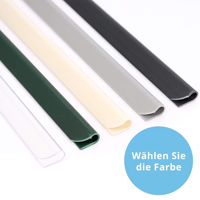 25 Klemmschienen Für Sichtschutzstreifen