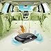 HAYATA Car Air Purifier filter Freshener HEPA - Helps With Allergies - Smell Eliminator True HEPA Air Cleaner UV Sanitizer and Odor Reduction Ionizer Oxygen Bar with 12V DC Car Adapter