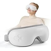 LAOBEN Eye Massager with Light-Blocking Design, 2026 Upgraded Eye Massager with Heat, 5 Modes & 180° Folding Design, Sleep Gift for Office, Travel, Home Use, Portable & Gifts for Women and Men