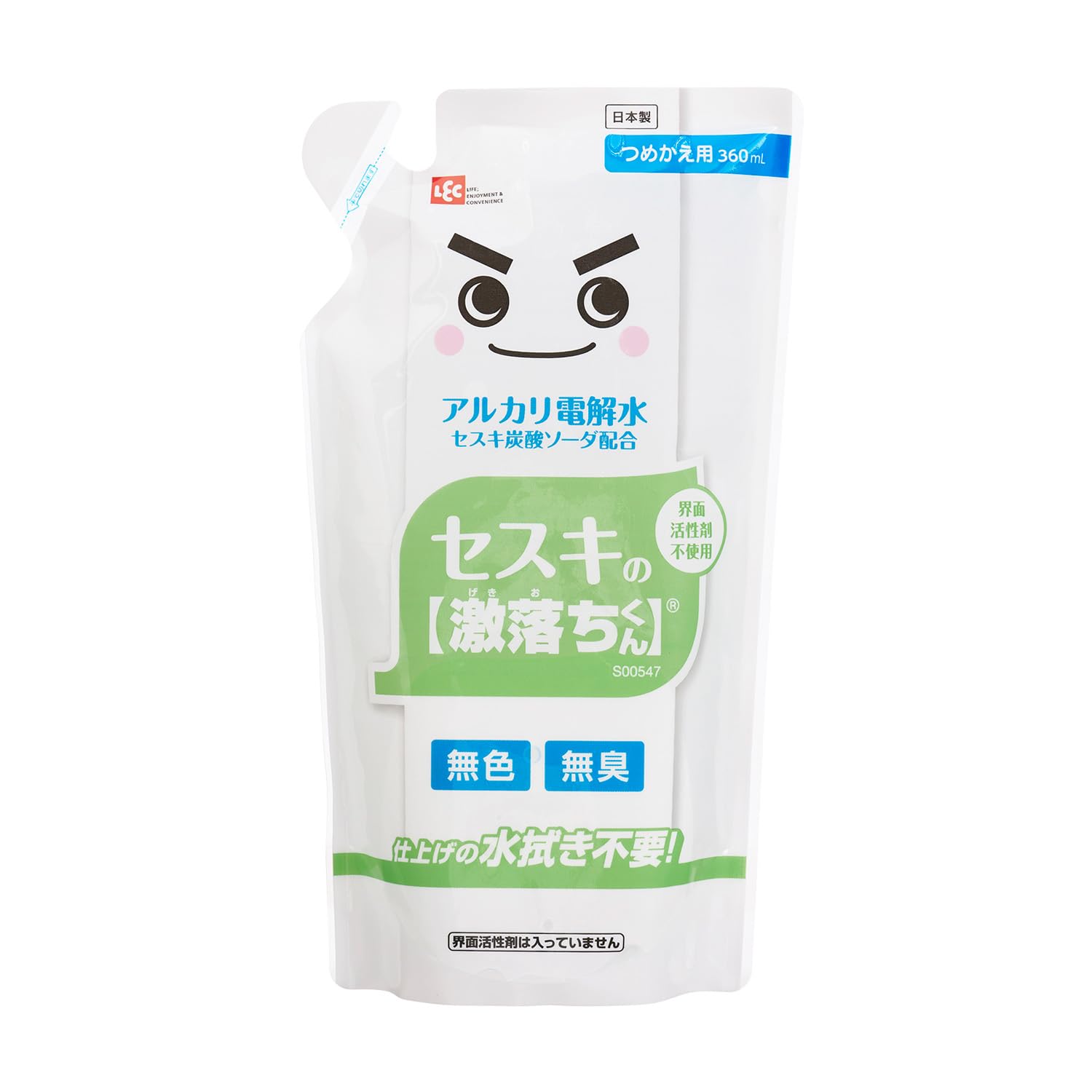 激落ちくん レック セスキの 詰め替え 360ml (洗浄・除菌・消臭) アルカリ電解水 安心 安全 2度拭き不要商品画像