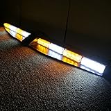 VSLED Car Truck Emergency Beacon Light Bar Hazard Strobe Warning Exclusive Split Visor Deck Dash 2x 16 LED Strobe LightBar