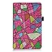 Famavala Folio Case Cover For 7-Inch Fire 7 Tablet [5th Generation 2015 / 7th Generation 2017] (Sail-Pink)