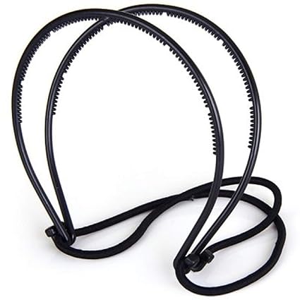 Jeval Elastic Headband Diy Hair Styling Tool Hait Holder Dual Grip