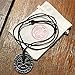 Nordic coin amulet Vegvísir Guidepost Compass sign post wayfinder Odin horn triquetra valknut Mjolnir Thor's hammer pewter pendant Necklace Charm Amulet Medallion Talisman (Black (Adjustable) Cord)