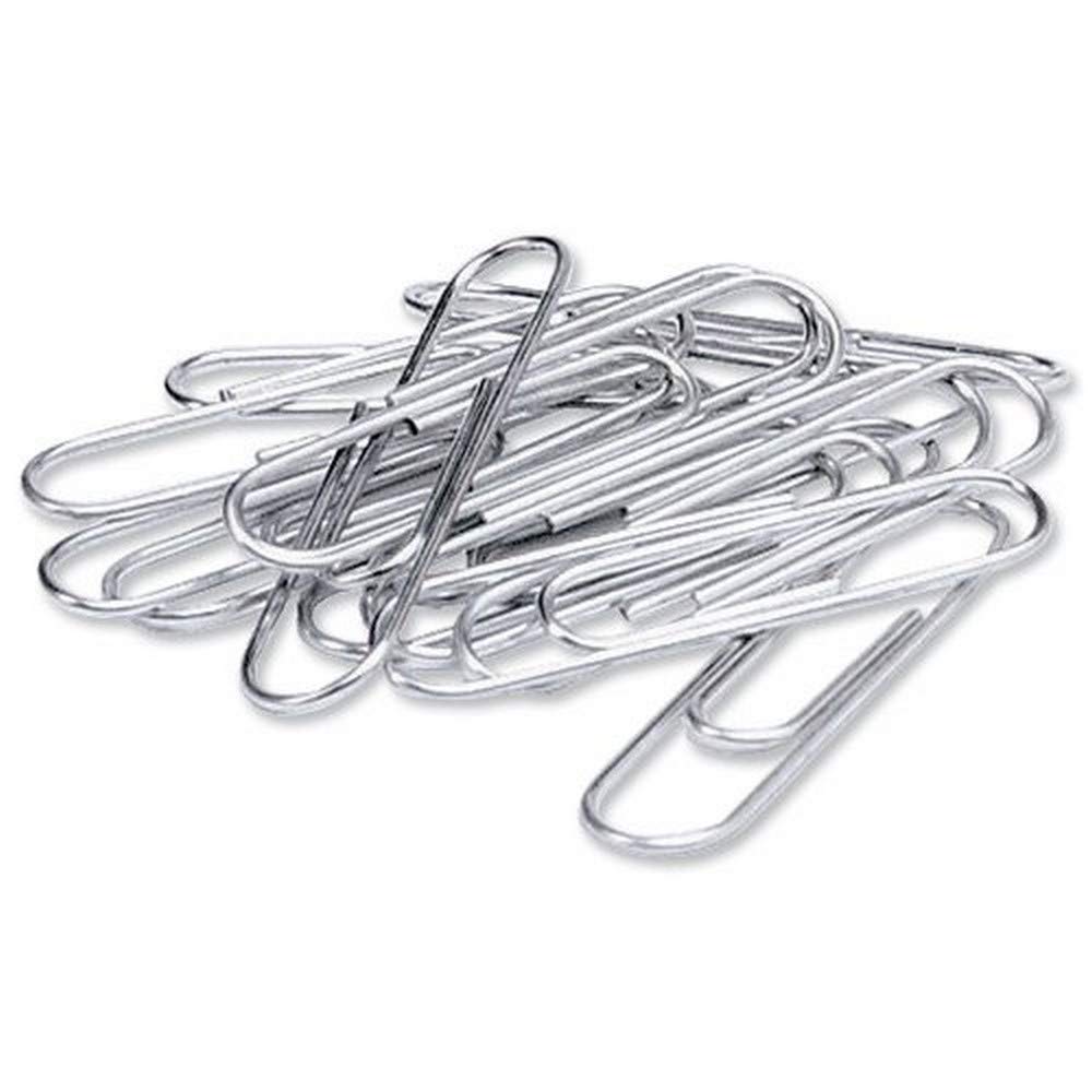 5 Star 503352 Paperclips Metal Large 33mm Plain [Pack of 10x100](Silver)