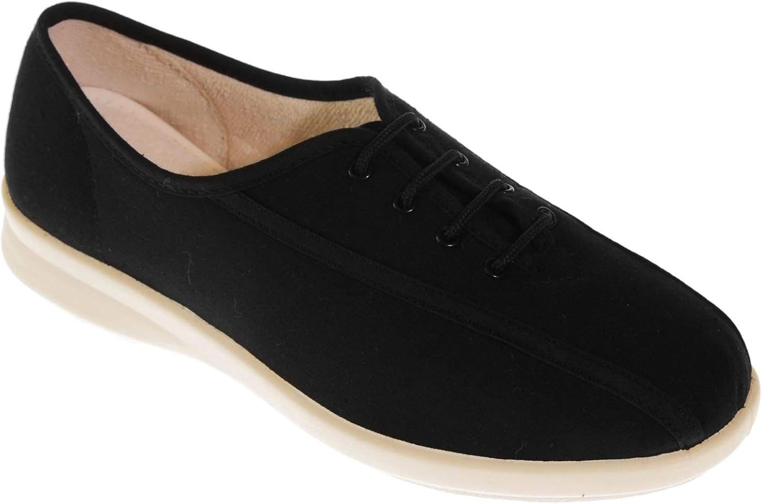 ladies wide fit canvas shoes