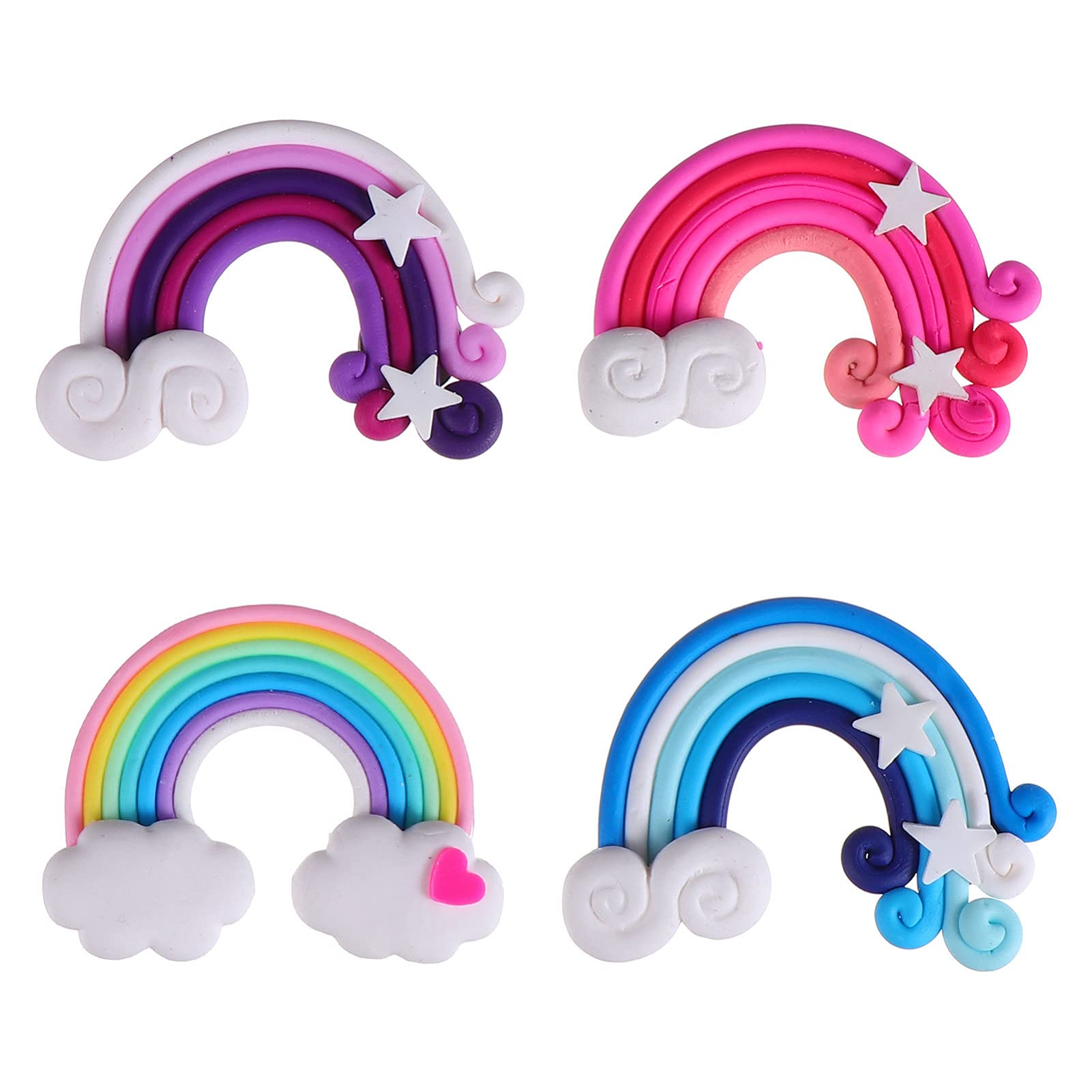 4pcs Cover Minder, Locators, Cartoon Rainbow Shape Magnet Cover for Art Craf