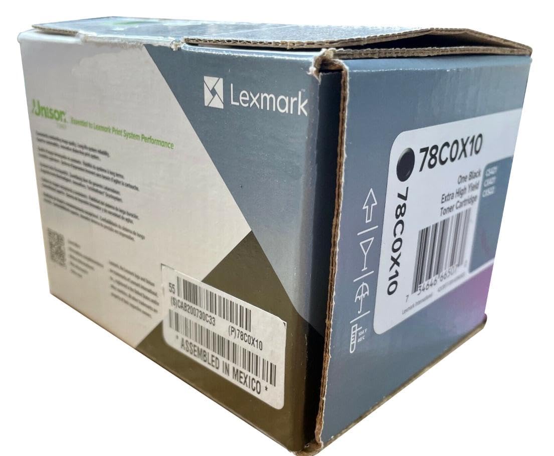 Lexmark 78C0X10 Black Extra High Yield Toner Cartridge