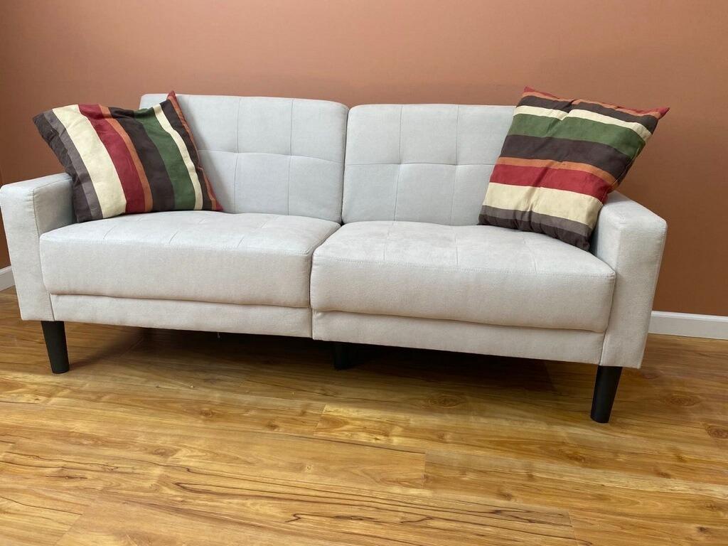 26/mo Finance Vongrasig 63" Small Modern Loveseat Couch, MidCentury