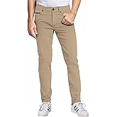 ETHANOL Men's Slim-Fit Comfort Stretch with 5 Pocket Design Straight Pants