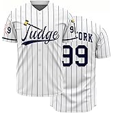 ETKWQPG Men's Stitched 99 Baseball Jersey 90s Hip Hop Button Down Baseball Shirts for Party