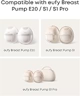 eufy Original 24mm Flange 2 Pack for Wearable Breast Pump E20 S1 S1 Pro view 3