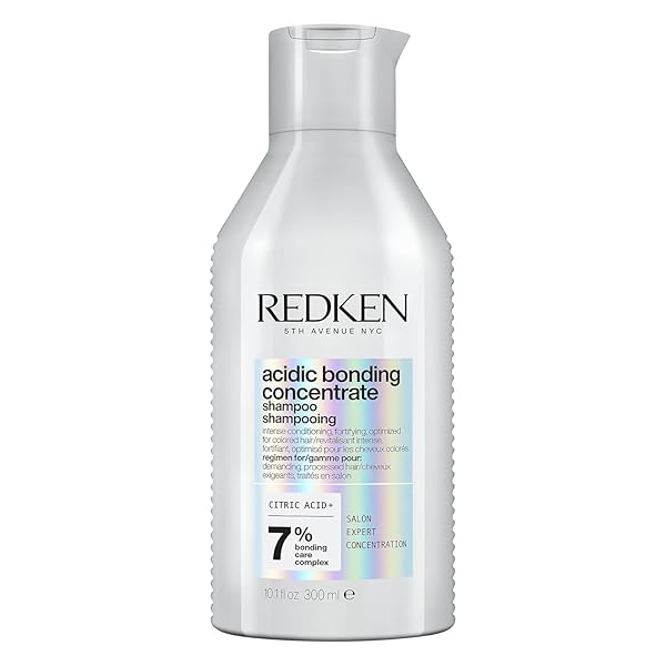 REDKEN BONDING SHAMPOO FOR DAMAGED HAIR REPAIR | STRENGTHENS AND REPAIRS WEAK AND BRITTLE HAIR | ACIDIC BONDING CONCENTRATE | SAFE FOR COLOR-TREATED HAIR | FOR ALL HAIR TYPES