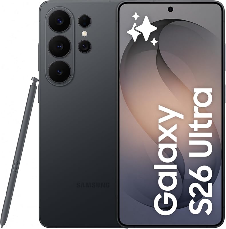 Galaxy S26 Ultra, 1TB, Smartphone con Galaxy AI, Cámara 200MP, 16GB RAM, Batería 5000mAh, Garantía del Fabricante 3 Años+1 Año Extra, Color Negro (Versión Española) — foto 1 de 8