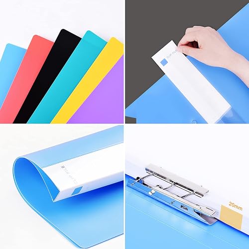 No Metal Binder 4-Pack A4 Punchless Binders With Double Clips - File ...
