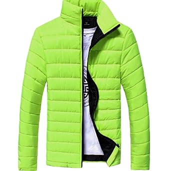 Btruely Daunenjacke Herren Jacke Stehkragen Übergangsjacke Slim Fit Baumwollmantel Warm Winterjacke Groß Größe Parka Gefütter