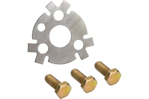 SYUNSXOON 4605 Cam Lock Plate kit fit for Chevrolet V8 SBC 350, Camshaft Retainer Plate Gasket Includes Bendable Locking Tabs & High-Strength Bolts