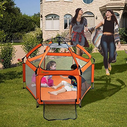 5 Playpen+Exqline+Portable+Infants+Foldable