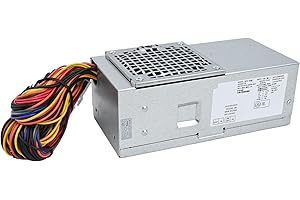 OEM D250AD-00 250W Power Supply Unit for Dell for Optiplex 990 390 3010 for MT SFF, Compatible with Vostro 200s 230s 530s 540