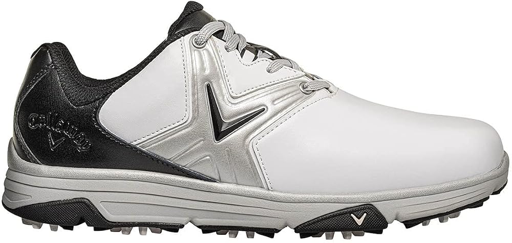 Callaway Men’s Golf Shoes White Black UK 10 M585 CHEV Comfort M585 CHEV COMFORT