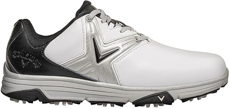 Callaway Men’s Golf Shoes White Black UK 10 M585 CHEV Comfort M585 CHEV COMFORT