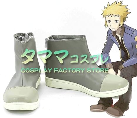 Amazon デンジ ポケットモンスター ブラック2 ホワイト2 ポケモン Pokemon Pokemon Black 2 And White 2 Volkner コスプレ靴 コスプレブーツ Cosplay オーダーサイズ スタイル 製作可能 タママ 26cm コスプレ 仮装 通販