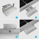 Renogy Solar Panel Z Brackets Holder 2 Sets Mounting Kit with Nuts Screws view 5