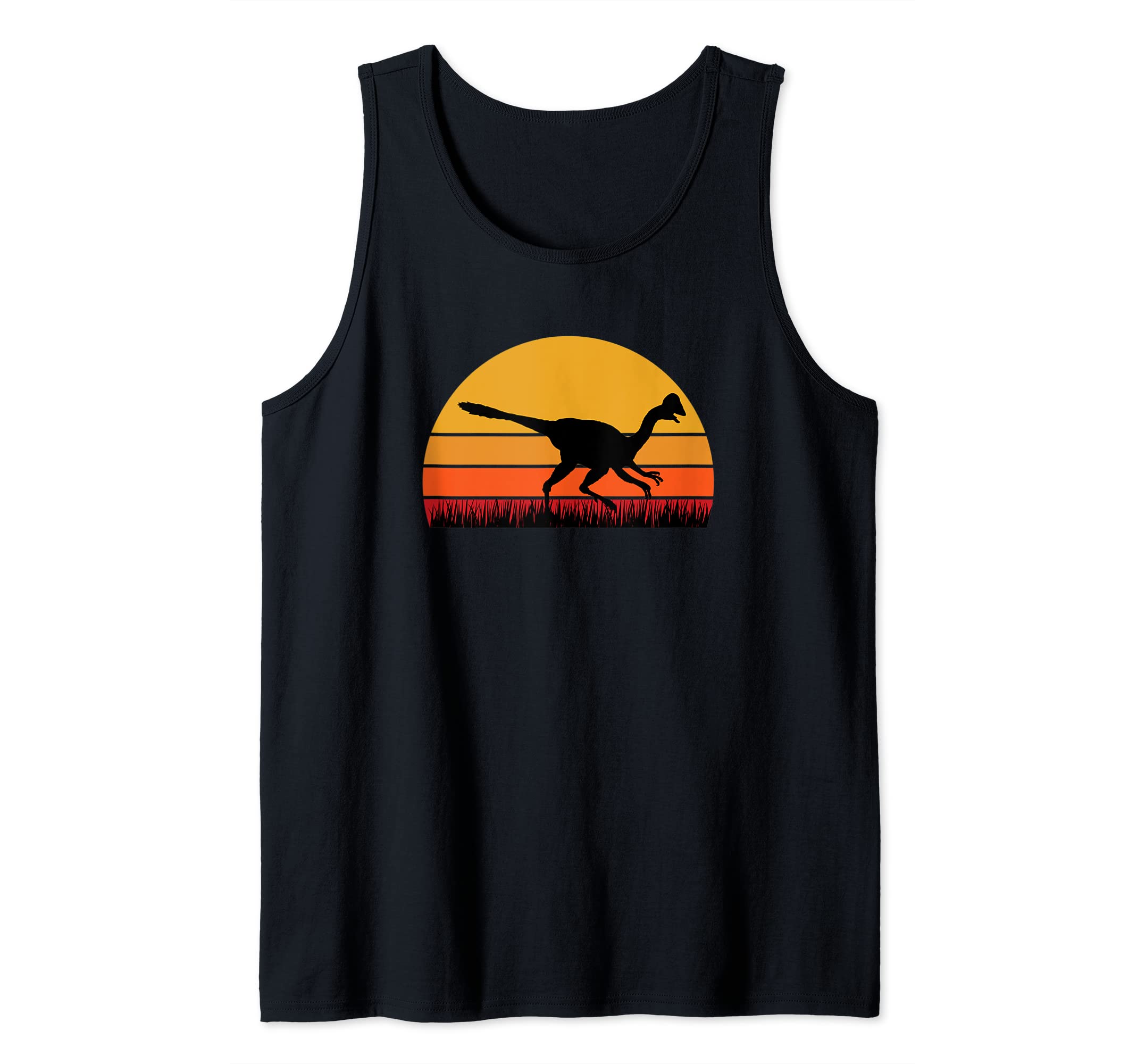 Raptor Velociraptor Dinosaur Dino Paleontology Tank Top