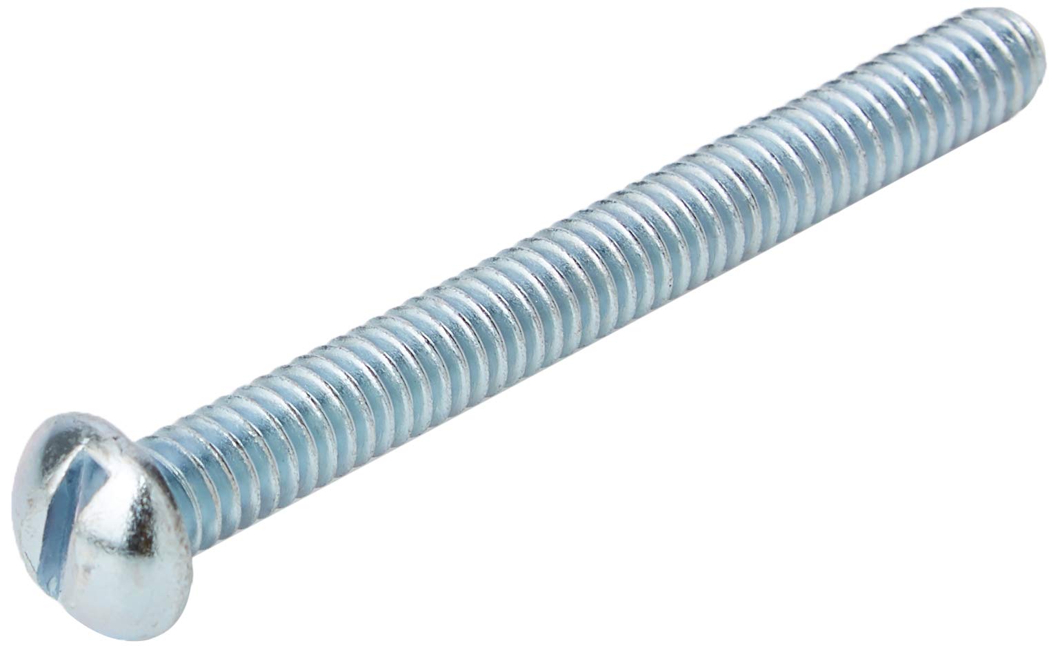 Merriway BH06045 (20 Pcs) Round Head Whitworth Machine Screws with Steel Hex Nuts BZP 2.1/2 x 1/4 Inch - Pack of 20 Pieces