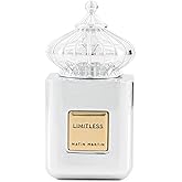 Matin Martin Limitless - Arabian Perfume for Men - Long Lasting Woody Aromatic Fragrance with Notes of Lavender, Cedar, Vetiver, Patchouli - Arabic Cologne - Eau de Parfum Spray - Travel Size - 3.4 oz