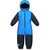 Owntop Kids Snowsuit One Piece | Waterproof Ski Suit | Warmth & Comfort | Girls Boys Snow Jumpsuits for Skiing Snowboarding