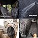 Plush Paws Products Premium Rear Car Seat Protector w/Hammock | Washable & Waterproof Back Seat Dog Cover for Car, Truck, & SUV | Nonslip, Tear Resistant Pet Seat Cover | Small Black