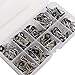 Goture 90pcs Saltwater Fishing Rod Repair Tips, Rod Repair Kit Fishing Rod Tips Stainless Steel Ceramic Ring Guide Rod Repair Replacement 9sizes