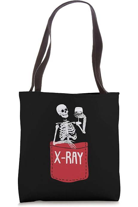 POFULL Kosmetiktasche \"Don't Hate Radiate\" – Röntgen Tech Geschenk, Canvas Mit Marmor-Druck, 23,4x17,3 Cm