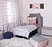 Bacati - Tribal Toddler Bedding Products (3 pc Toddler Sheet Set, Coral/Navy)