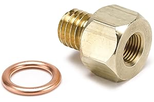 Auto Meter 2278 1/8" NPT to M12 x 1.75 Electric Temperature or Pressure Metric Adapter