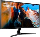 Samsung 32-Inch 4K UHD LED Monitor 3840x2160 2xHDMI DisplayPort Black view 3