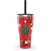 Tervis Traveler A Christmas Story - Pattern Triple Walled Insulated Tumbler Travel Cup Keeps Drinks Cold & Hot, 30oz with Straw Lid, Stainless Steel