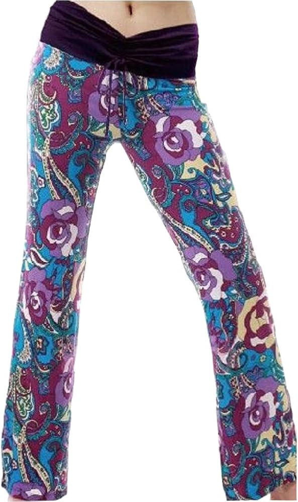 paisley yoga pants