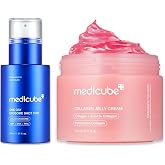 medicube Zero Exosome Shot 7,500 Spicule Serum &amp; Collagen Jelly Cream 110ml | Exosome Shot 7500 PPM Spicule Serum with Collagen Jelly Cream for Pore Refining and Hydrating Glow Care, Korean Skincare