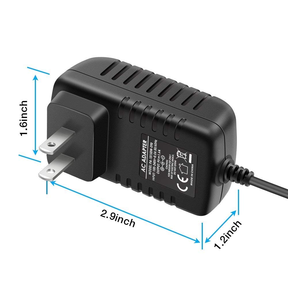 Outtag Wireless AC Power Adapter Replacement for DYMO LabelManager LM-500TS 100 150 155 160 210D 220P 350 LM-200 1738976 Letratag Plus Label Maker Printer Charger
