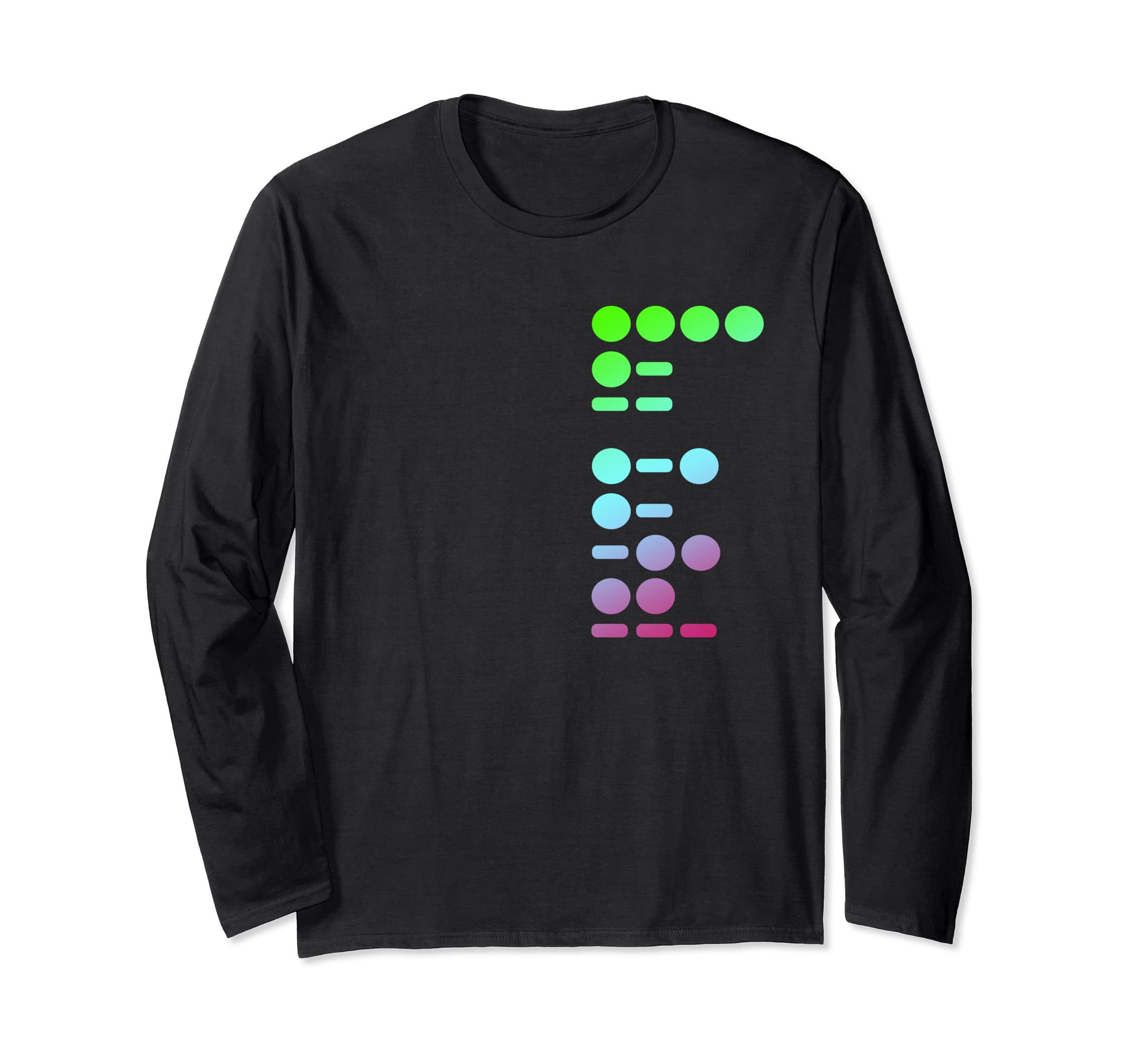 HAM Radio In Morse Code Secret Message HAM Radio Operators Long Sleeve T-Shirt