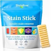 Truly Free Natural Stain Stick - Travel Size, 56g | Laundry Spot Remover for Clothes, Removes Food, Blood, Pet, Grass and More, Made With Saponified Coconut and Olive Oils